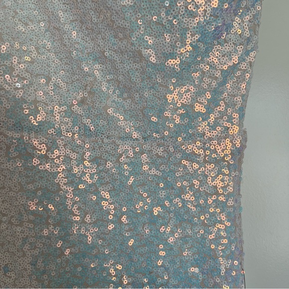 Iridescent sequin one shoulder mini dress by Lulus - Picture 4 of 7